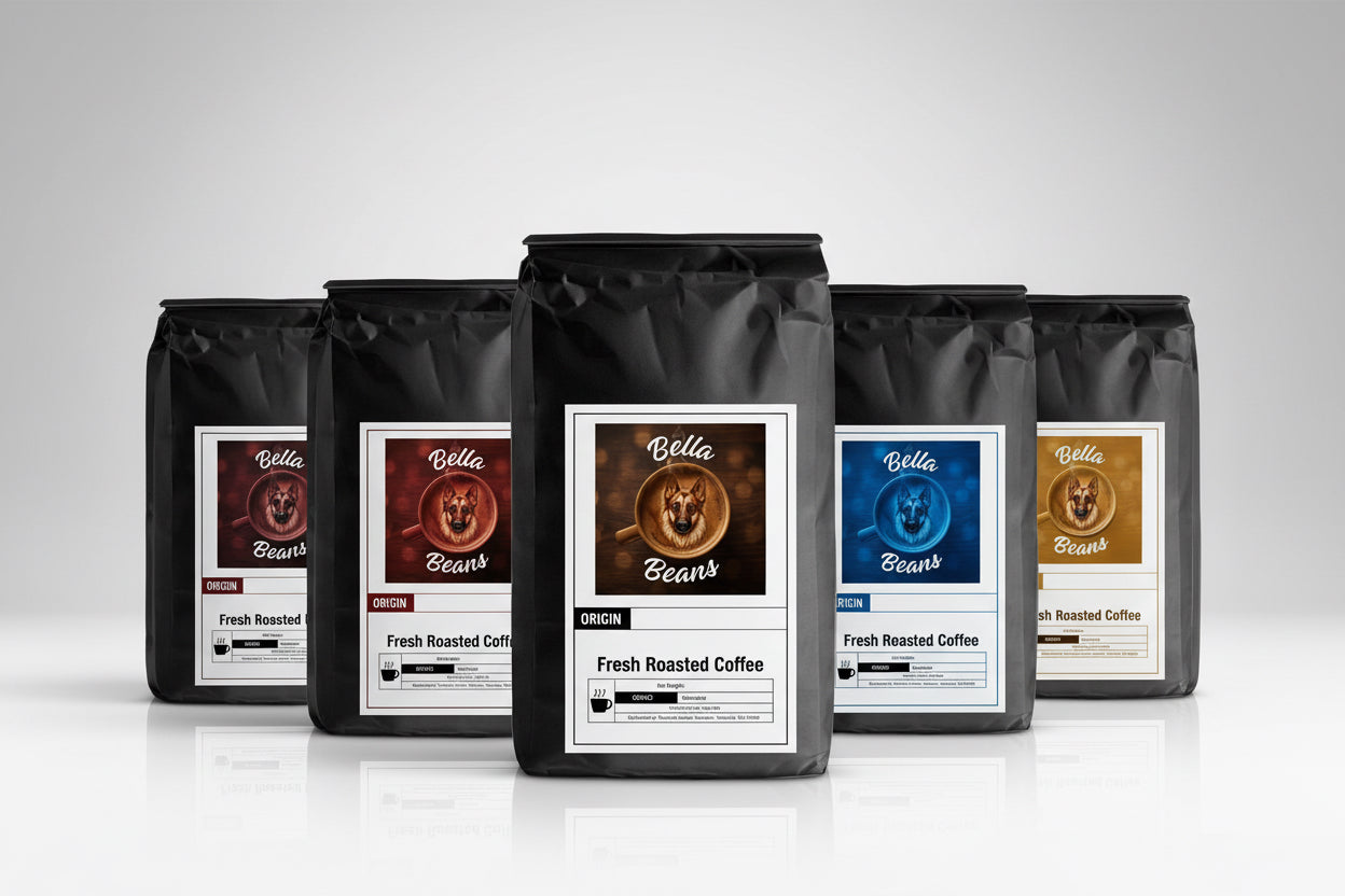 Best Sellers Sample Pack: 6Bean, Cowboy, Breakfast, Peru, Mexico, Bali
